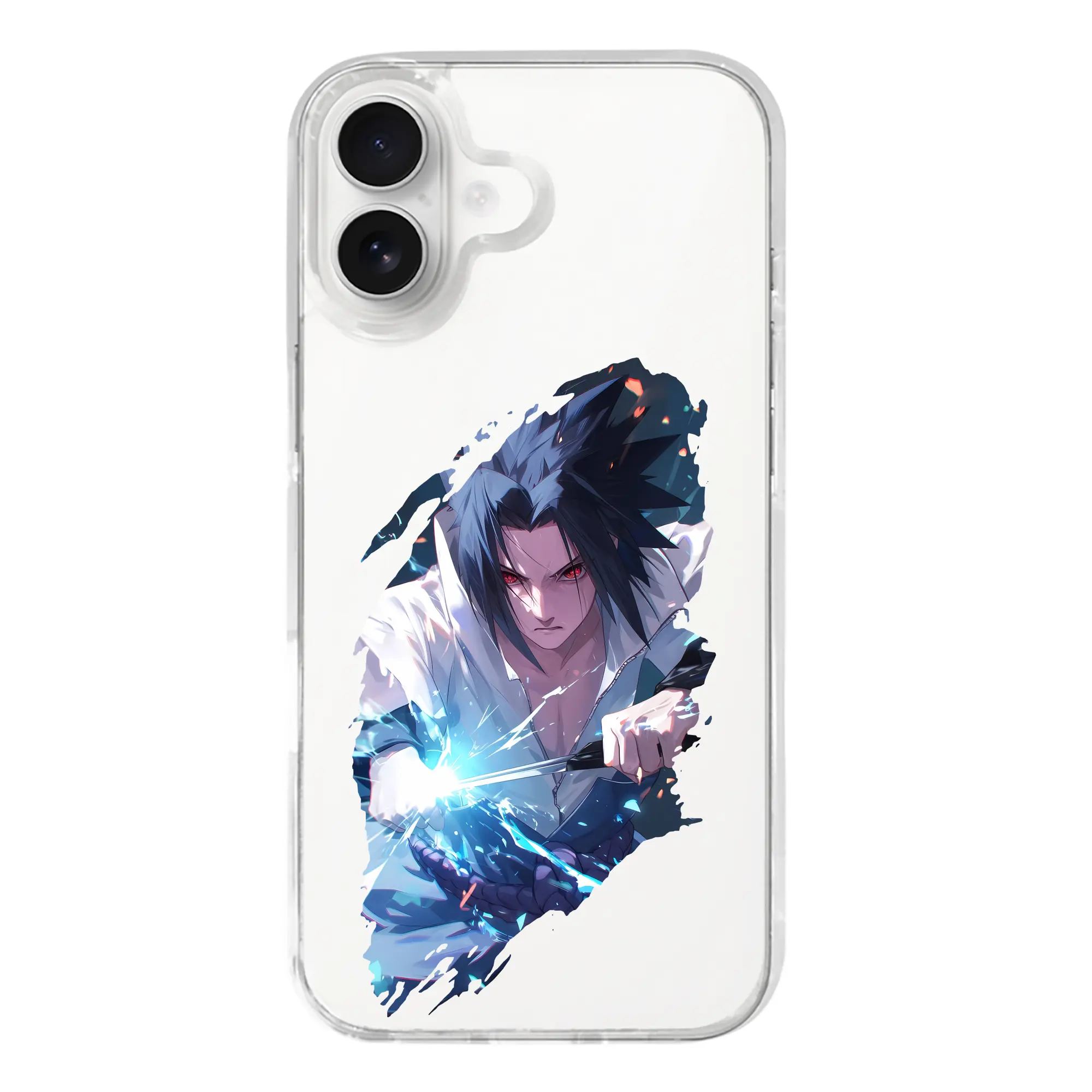 ナルト グッズ うちは サスケ - iPhone 17シリーズ 透明スマホケース – 薄型・耐衝撃・精密フィット保護カバー